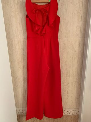 Mono rojo fiesta - largo juvenil