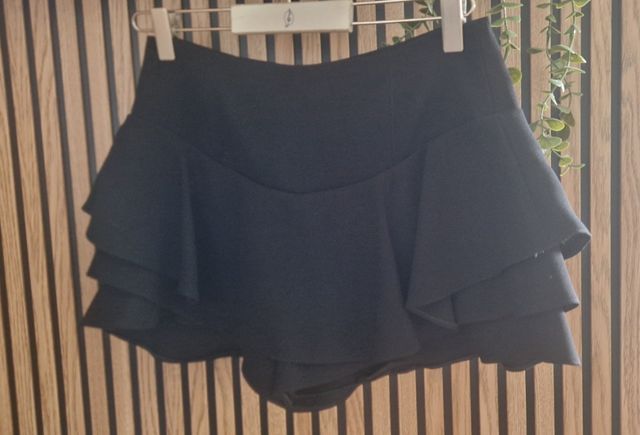 Falda pantalón Zara negra