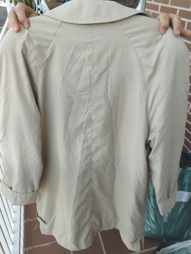 Gabardina beige mujer talla40