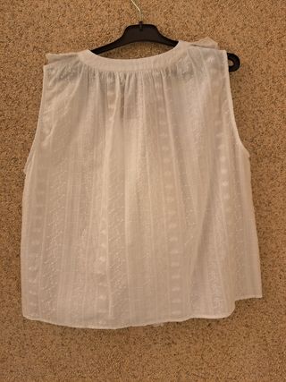 Blusa blanca - Talla L