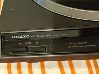 Tocadiscos Plato Giradiscos HiFi ONKYO CP-1116A