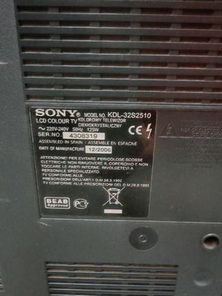 TV Sony Bravia32" - 2 puertos HDMI,no es smart tv