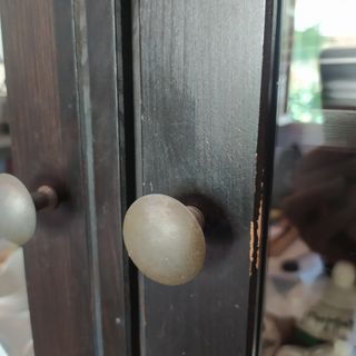 Vitrina Hemnes negra - Mueble expositor Ikea