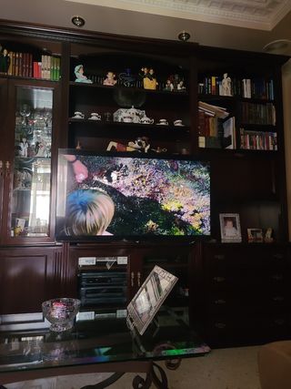 Mueble salón caoba clásico como nuevo.