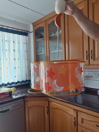 Lampara infantil estrellas lunas