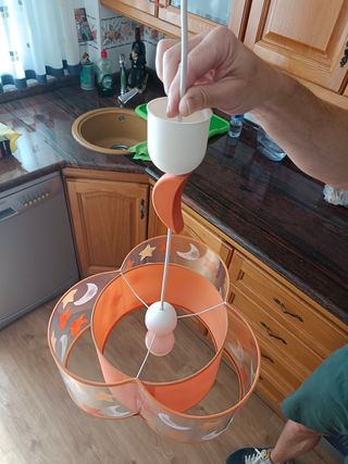 Lampara infantil estrellas lunas