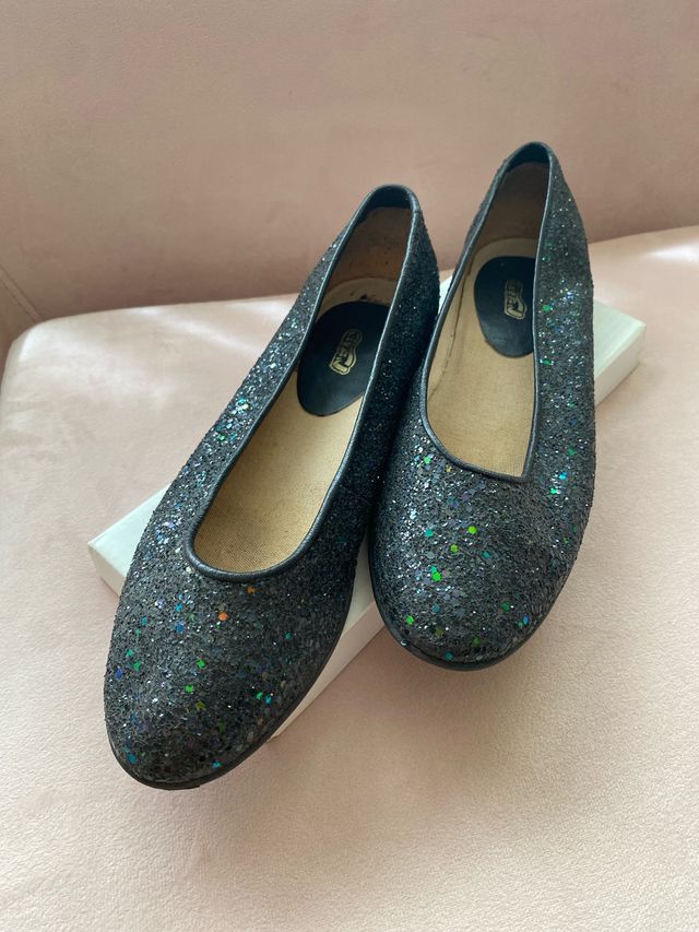 Bailarinas negras brillantes