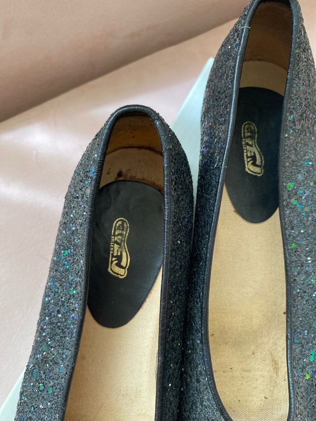 Bailarinas negras brillantes