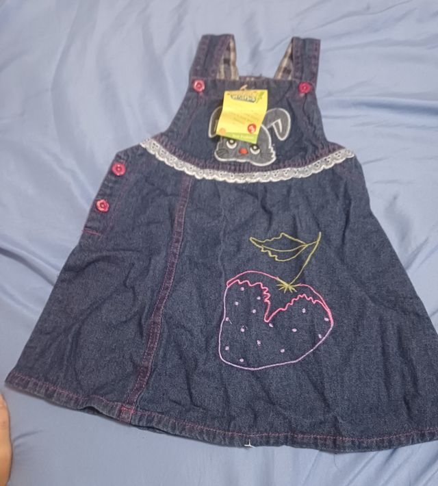 Vestido vaquero niña -talla 2- 3 años