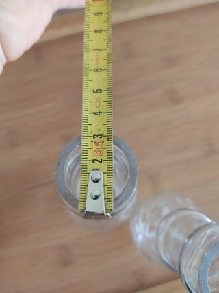 2 PIEZAS CRISTAL TALLADO LÁMPARA ANTIGUA