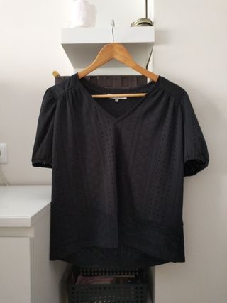 Camiseta negra mujer - Talla única
