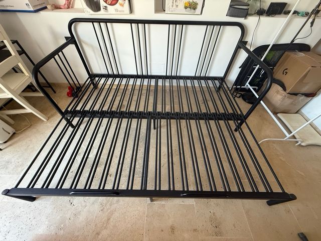 Cama nido metal negra