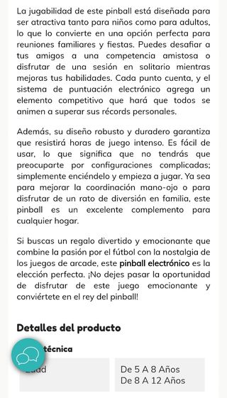 Fútbol Pinball con Luces y Sonidos