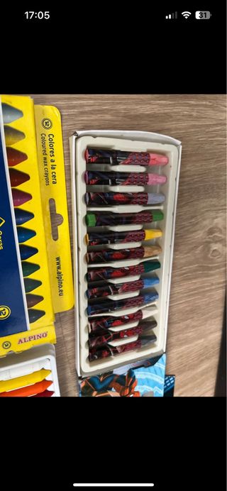 Ceras Colores - Crayones - 2 Cajas