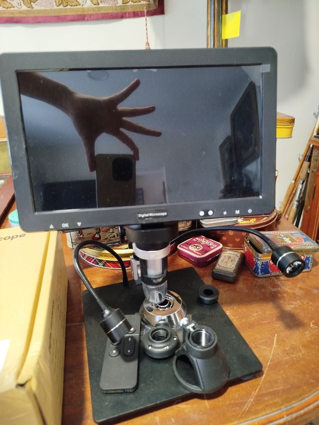 Microscopio digital 10.1" DM12