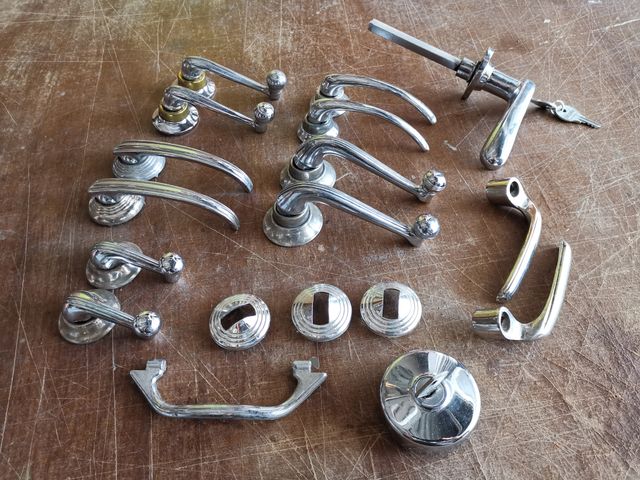 Leve per auto d'epoca cromate