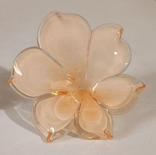 Coppia fiori in vetro artistico di Murano Pz 2 