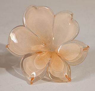 Coppia fiori in vetro artistico di Murano Pz 2 
