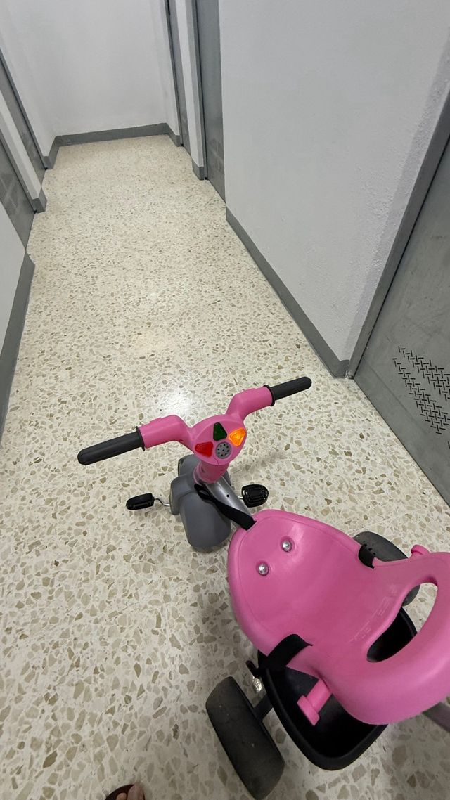 Triciclo infantil 3 en 1 rosa