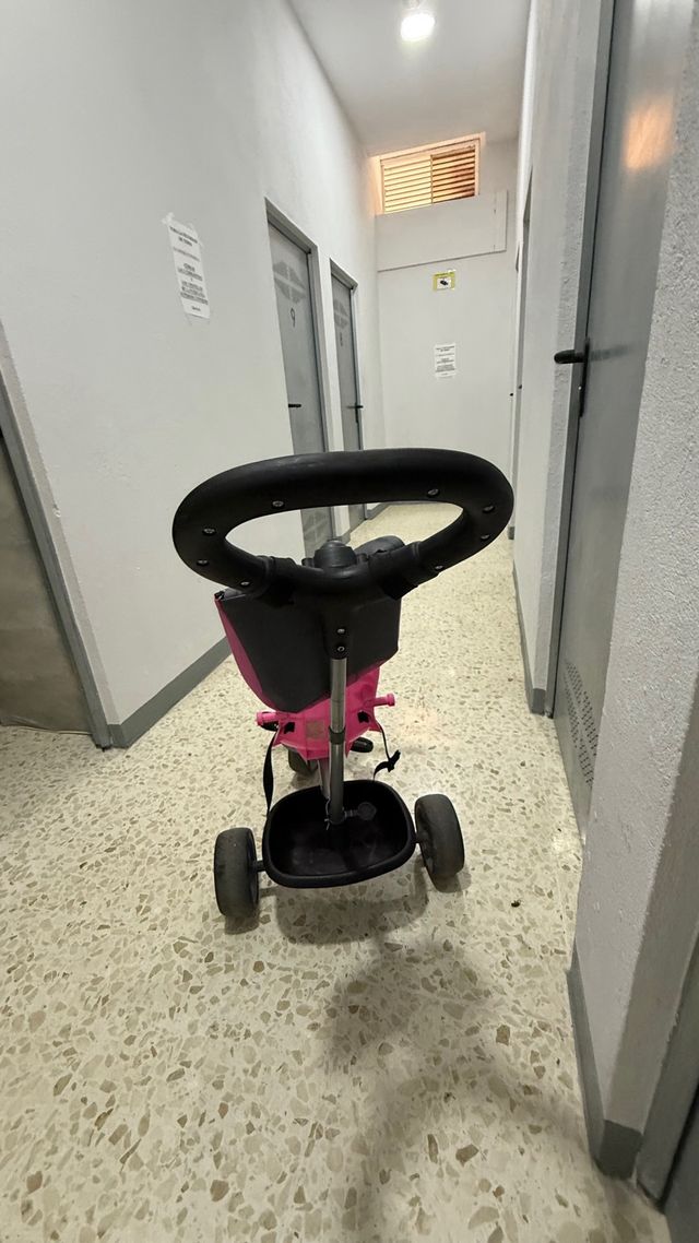 Triciclo infantil 3 en 1 rosa