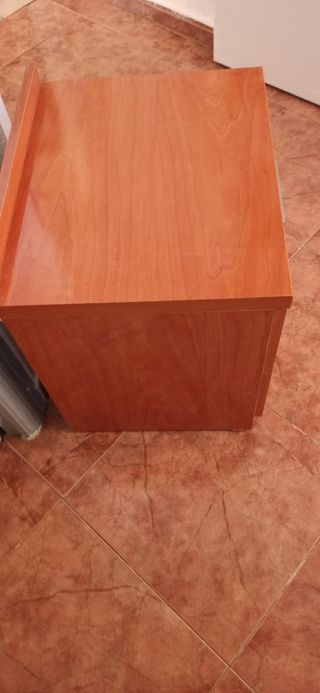 Mesitas noche madera - 2 uds
