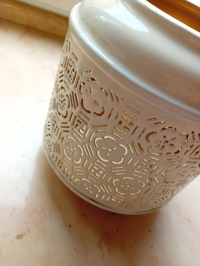 Lanterna portacandele metallo orientale