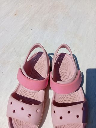 Sandali Crocs bimba n.32 rosa