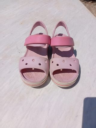 Sandali Crocs bimba n.32 rosa