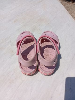Sandali Crocs bimba n.32 rosa