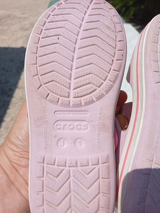 Sandali Crocs bimba n.32 rosa