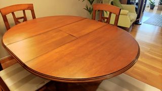 Mesa redona extensible+ 5 sillas comedor