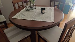 Mesa redona extensible+ 5 sillas comedor