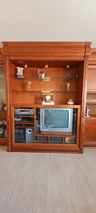 Mueble salón madera maciza