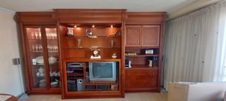 Mueble salón madera maciza