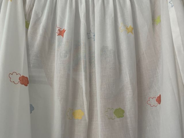 Juego de cortina infantil estrellas-luna