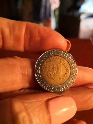 Moneta 500 Lire San Marino 1989