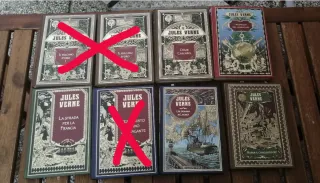 Collana di 30 libri di Jules Verne