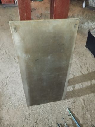 Espejo vintage bambú