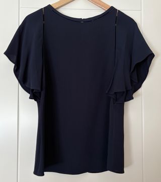 Blusa Massimo Dutti azul