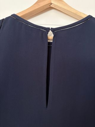 Blusa Massimo Dutti azul