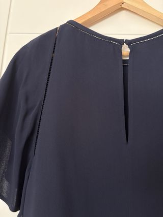 Blusa Massimo Dutti azul