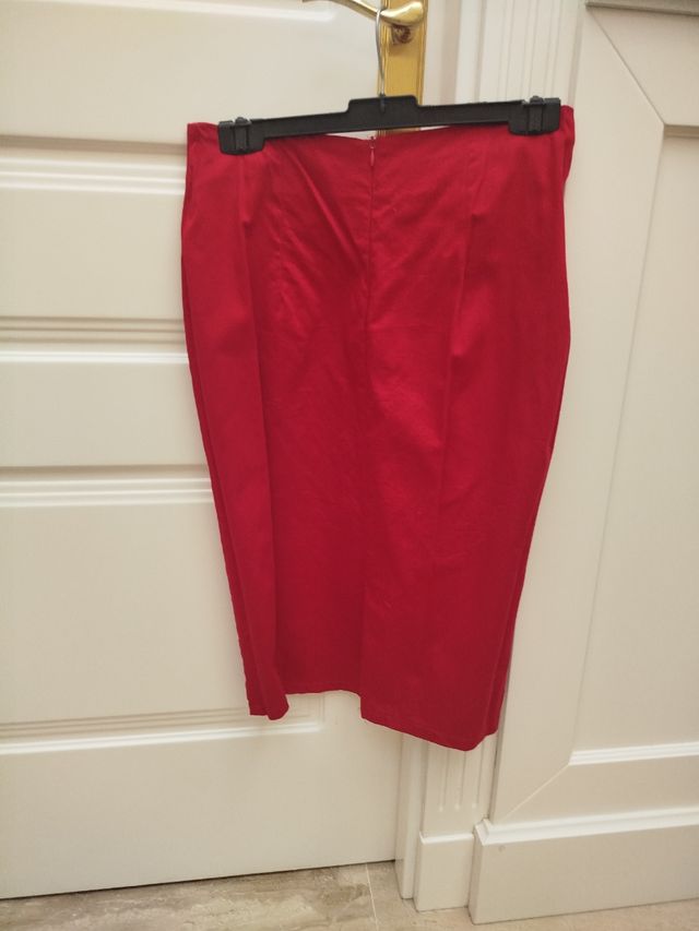 Vestido rojo verano mujer