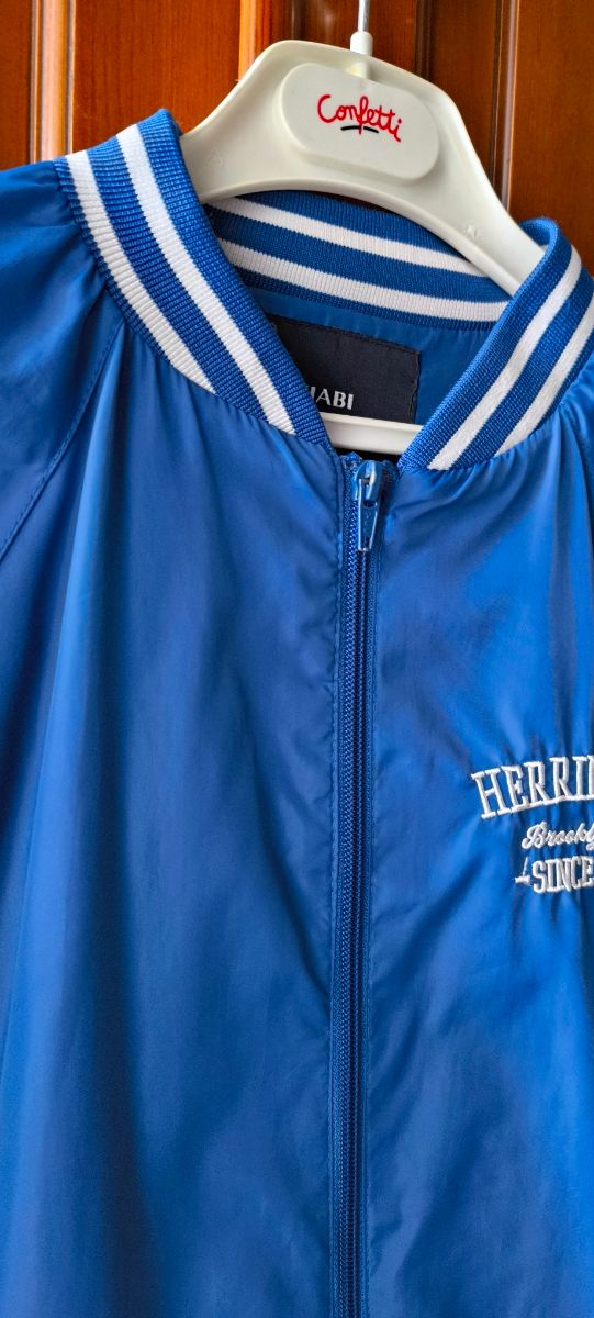 Chaqueta bomber azul Herringon