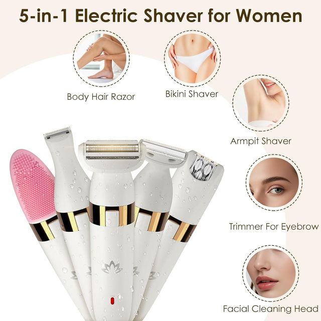 Afeitadora femenina multifunción, cuidado total