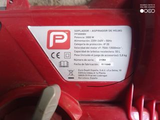 Sopladora aire potente