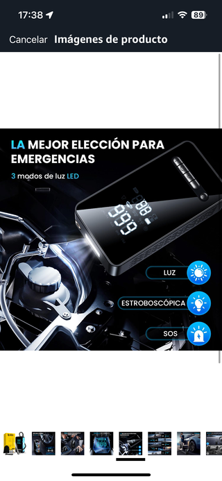 Inflador Portátil Coche 150PSI