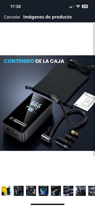 Inflador Portátil Coche 150PSI