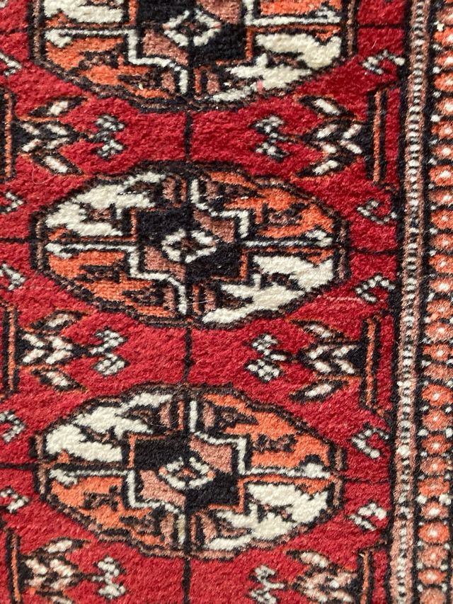 Alfombra persa - Alfombrita lana roja