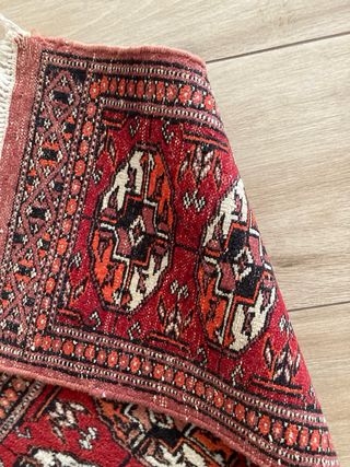 Alfombra persa - Alfombrita lana roja