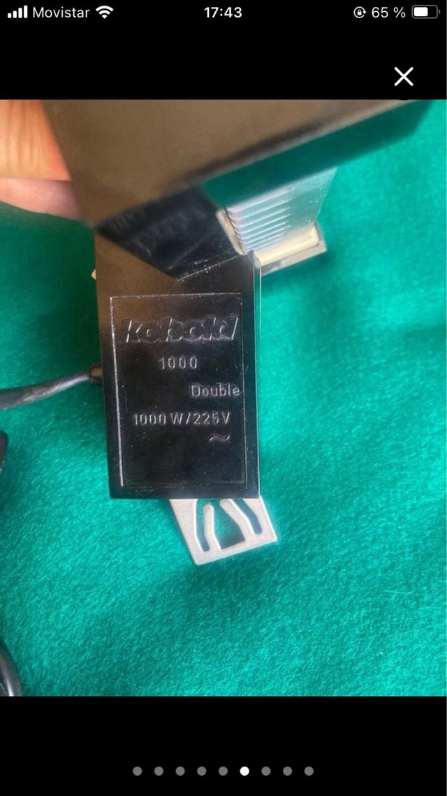 LAMPARA ANTORCHA KOBOLD
DOUBLE 1000W